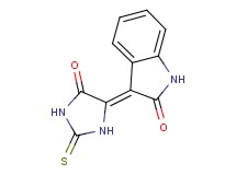 3-(5-oxo-2-thioxo-4-imidazolidinylidene)-1,3-dihydro-2H-indol-2-one