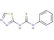 N-phenyl-N'-1,3,4-thiadiazol-2-ylthiourea