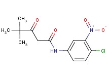 N-(4-chloro-3-nitrophenyl)-4,4-dimethyl-3-oxopentanamide