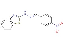 4-nitrobenzaldehyde 1,3-benzothiazol-2-ylhydrazone