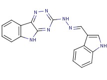 1H-indole-3-carbaldehyde 5H-[1,2,4]triazino[5,6-b]indol-3-ylhydrazone