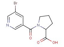 1-[(5-bromo-3-pyridinyl)carbonyl]proline