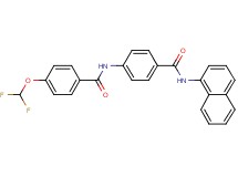 4-(difluoromethoxy)-N-{4-[(1-naphthylamino)carbonyl]phenyl}benzamide