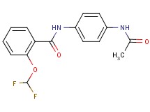 N-[4-(acetylamino)phenyl]-2-(difluoromethoxy)benzamide