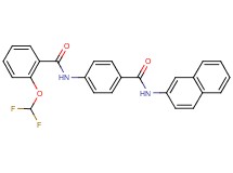 2-(difluoromethoxy)-N-{4-[(2-naphthylamino)carbonyl]phenyl}benzamide