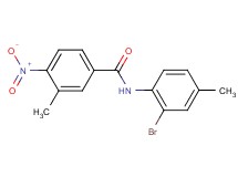 N-(2-bromo-4-methylphenyl)-3-methyl-4-nitrobenzamide