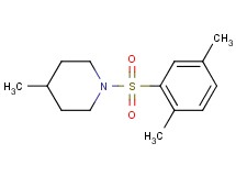 1-[(2,5-dimethylphenyl)sulfonyl]-4-methylpiperidine