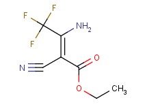 ethyl 3-amino-2-cyano-4,4,4-trifluoro-2-butenoate