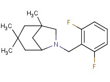 6-(2,6-difluorobenzyl)-1,3,3-trimethyl-6-azabicyclo[3.2.1]octane
