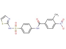 3-methyl-4-nitro-N-{4-[(1,3-thiazol-2-ylamino)sulfonyl]phenyl}benzamide
