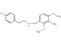 2-(4-chlorophenyl)-N-(2,4-dimethoxy-3-methylbenzyl)ethanamine