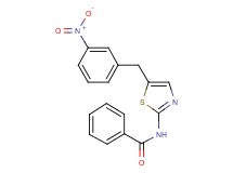 N-[5-(3-nitrobenzyl)-1,3-thiazol-2-yl]benzamide