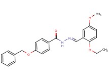 4-(benzyloxy)-N'-(2-ethoxy-5-methoxybenzylidene)benzohydrazide