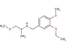 (3-ethoxy-4-methoxybenzyl)(2-methoxy-1-methylethyl)amine