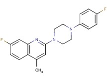 7-fluoro-2-[4-(4-fluorophenyl)-1-piperazinyl]-4-methylquinoline
