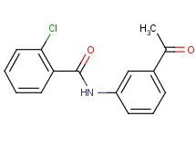 N-(3-acetylphenyl)-2-chlorobenzamide
