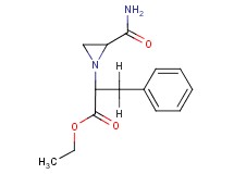 ethyl 2-[2-(aminocarbonyl)-1-aziridinyl]-3-phenylpropanoate