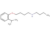 N-butyl-4-(2-isopropylphenoxy)-1-butanamine