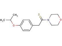 4-[2-(4-isopropoxyphenyl)ethanethioyl]morpholine