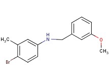 (4-bromo-3-methylphenyl)(3-methoxybenzyl)amine