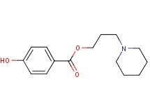 3-(1-piperidinyl)propyl 4-hydroxybenzoate