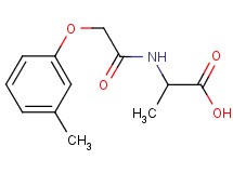 N-[(3-methylphenoxy)acetyl]alanine