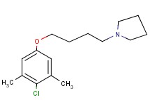 1-[4-(4-chloro-3,5-dimethylphenoxy)butyl]pyrrolidine