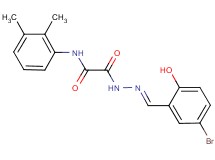 2-[2-(5-bromo-2-hydroxybenzylidene)hydrazino]-N-(2,3-dimethylphenyl)-2-oxoacetamide