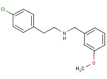 2-(4-chlorophenyl)-N-(3-methoxybenzyl)ethanamine