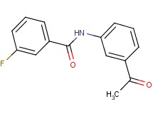 N-(3-acetylphenyl)-3-fluorobenzamide