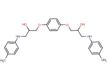 3,3'-[1,4-phenylenebis(oxy)]bis{1-[(4-methylphenyl)amino]-2-propanol}