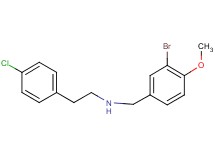N-(3-bromo-4-methoxybenzyl)-2-(4-chlorophenyl)ethanamine hydrobromide