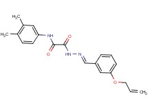 2-{2-[3-(allyloxy)benzylidene]hydrazino}-N-(3,4-dimethylphenyl)-2-oxoacetamide