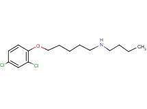 N-butyl-5-(2,4-dichlorophenoxy)-1-pentanamine