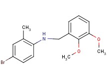 (4-bromo-2-methylphenyl)(2,3-dimethoxybenzyl)amine