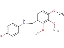 (4-bromophenyl)(2,3,4-trimethoxybenzyl)amine