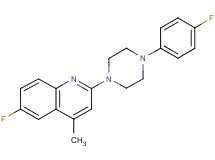 6-fluoro-2-[4-(4-fluorophenyl)-1-piperazinyl]-4-methylquinoline