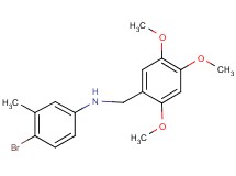 (4-bromo-3-methylphenyl)(2,4,5-trimethoxybenzyl)amine