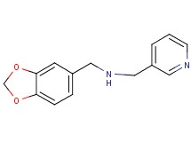 (1,3-benzodioxol-5-ylmethyl)(3-pyridinylmethyl)amine