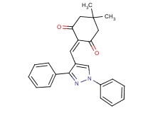 2-[(1,3-diphenyl-1H-pyrazol-4-yl)methylene]-5,5-dimethyl-1,3-cyclohexanedione