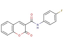 N-(4-fluorophenyl)-2-oxo-2H-chromene-3-carboxamide
