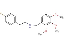 2-(4-fluorophenyl)-N-(2,3,4-trimethoxybenzyl)ethanamine