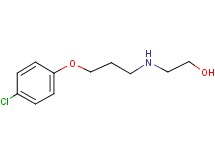 2-{[3-(4-chlorophenoxy)propyl]amino}ethanol