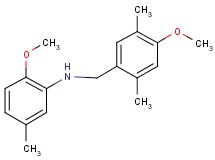 (4-methoxy-2,5-dimethylbenzyl)(2-methoxy-5-methylphenyl)amine
