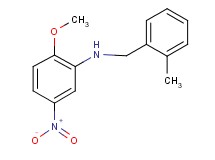 (2-methoxy-5-nitrophenyl)(2-methylbenzyl)amine