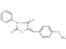 5-(4-methoxybenzylidene)-3-phenyl-1,3-thiazolidine-2,4-dione