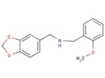 (1,3-benzodioxol-5-ylmethyl)(2-methoxybenzyl)amine