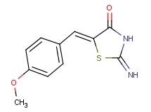 2-imino-5-(4-methoxybenzylidene)-1,3-thiazolidin-4-one