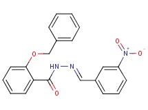 2-(benzyloxy)-N'-(3-nitrobenzylidene)benzohydrazide