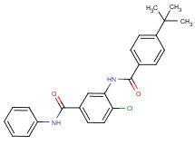 3-[(4-tert-butylbenzoyl)amino]-4-chloro-N-phenylbenzamide